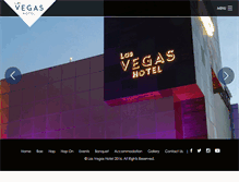 Tablet Screenshot of hotellasvegasjaipur.com